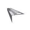 Aluminiowy profil okapowy K301 do tarasu, widok produktu z perforowaną półką montażową.