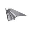 Aluminiowy profil okapowy systemu W20 w widoku 3D, przeznaczony do estetycznego i trwałego wykończenia krawędzi tarasu wentylowanego.