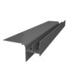 Aluminiowy profil okapowy systemu W20R w widoku 3D, przeznaczony do estetycznego wykończenia krawędzi tarasu wentylowanego.
